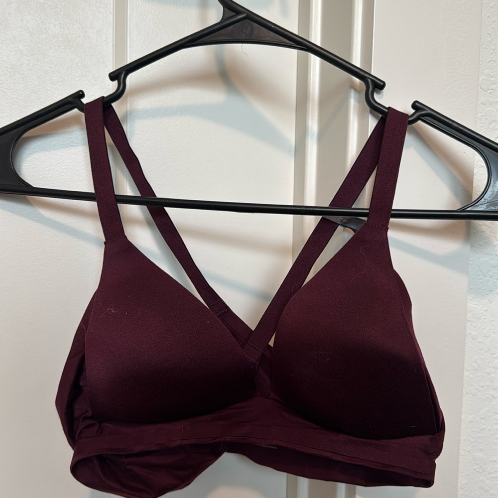 Aerie Maroon Soft Bra